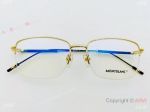 AAA Grade Mont blanc Eyeglasses mb0042t Gold Half Frames